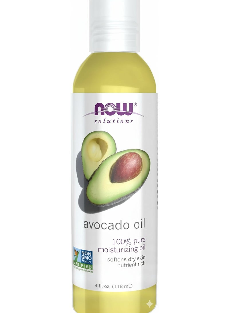 زيت الأفوكادو النقي المرطب الأخضر 118 مل